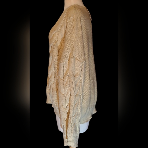 NWT Wonderly size XL tan sweater - Picture 4 of 7